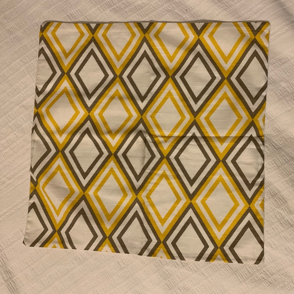 Hand painted throw pillow cover 18x17